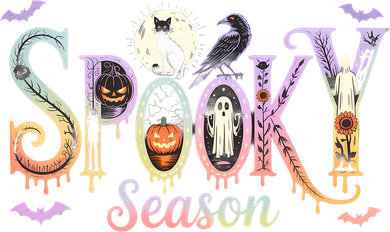 Spooky Season Iridescent Halloween Women's Sweatshirt
