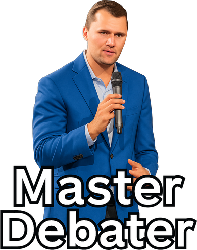 Charlie Kirk Is A Master Debater Hat