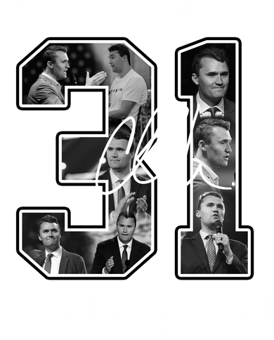 Limited Edition Charlie Kirk Memorial Tribute Signature Women's Sweatshirt