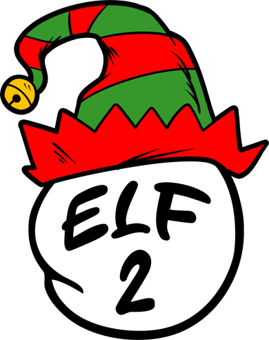 Matching Family Group Elf Hat 2 Women's Sweatshirt