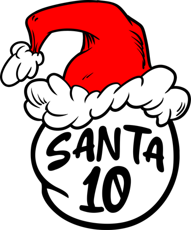 Matching Family Group Santa Hat 10 Polo