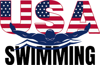 Usa Swimming Athlete Summer Us Swim Aquatic Sport Letters Transport Backpack