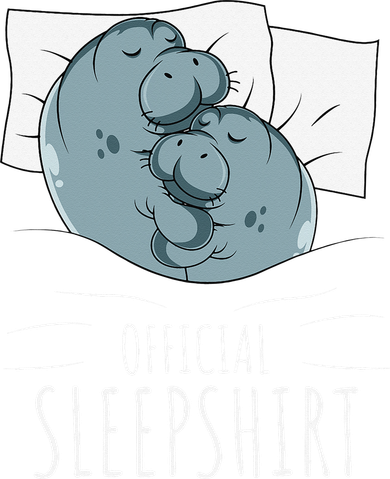 Manatee Sea Cow Sleeps Official Sleepshirt Doddie Hoodie