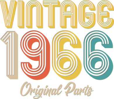 Vintage 1966 Original Parts Retro 60th Birthday  Kids T-Shirt