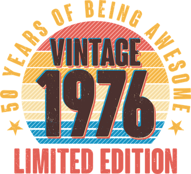 50th Birthday Vintage 1976 50 Years Of Being Awesome Limited Edition  Kids Hoodie