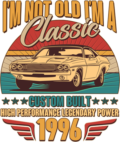 30th Birthday I'm Not Old I'm A Classic Custom Built Car 1996 Coffee Mug