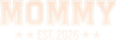 Sporty Varsity Mama EST 2026 Doddie Hoodie
