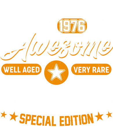 50th Birthday Being Totally Awesome Since 1976 Special Edition  Bucket Hat