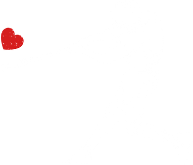 Valentines Day Love Baseball Bat Batter Silhouette Heart Women's T-Shirt