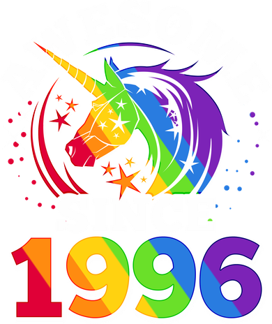 30th Birthday Rainbow Unicorn Awesome Since 1996 Bucket Hat