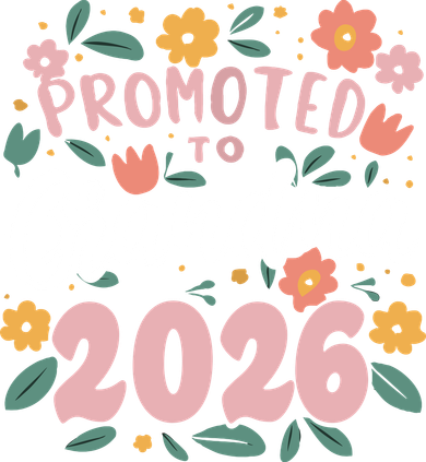 Cute Floral Promoted To Grandma 2026 Women's Dry Zone Grid Polo
