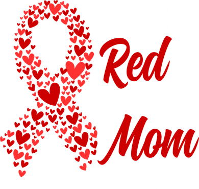 Heart Disease February We Wear Red For My Mom Women's Sweatshirt