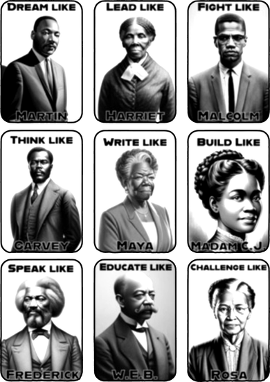 Heroes Of Black History Civil Rights Leaders Kids T-Shirt