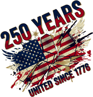 250 Years United Since 1776 Celebrating United States Of America 250th Birthday Long Sleeve Shirt