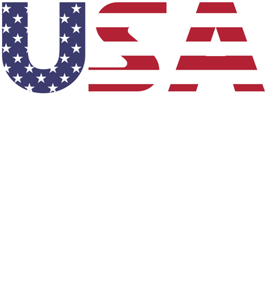America Ice Hockey USA Flag Hooded Wearable Blanket