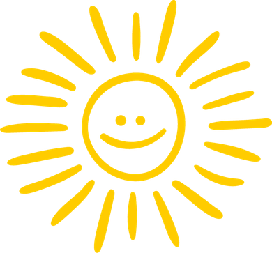 Sunshine Smile Face Sun Toddler T-Shirt