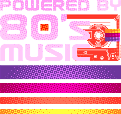 Retro Poweres By 80's Music Cassette Tape Women's Tank Top