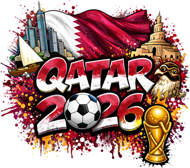 QATAR North America Soccer Tournament 2026 Hooded Wearable Blanket