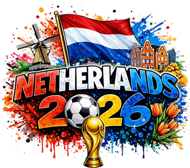NETHERLANDS North America Soccer Tournament 2026 Women's Long Sleeve Shirt