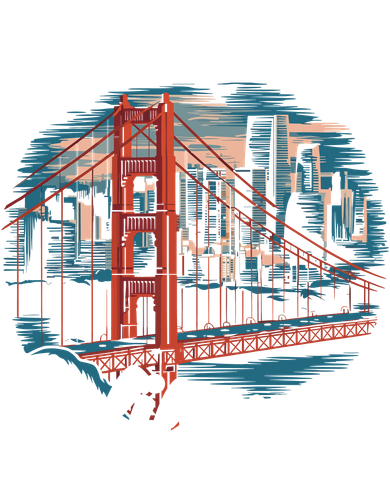 San Francisco California Souvenir Travel Gift Tumbler