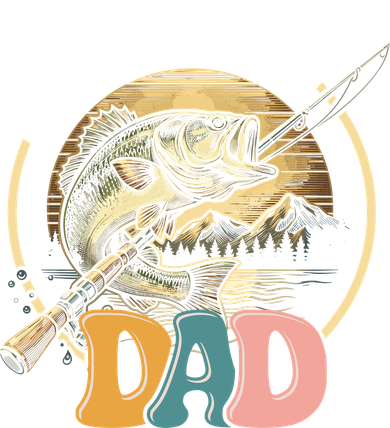 Reel Great Dad Fishing Golf Towel