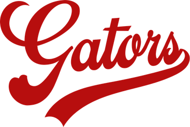 Gators School Spirit Mascot Logo Team Sports Tote Bag
