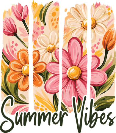 Summer Vibes Floral Beach Life Women's T-Shirt
