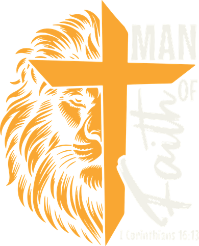 Christian Man Of God I Corinthians 16:13 Lion Cross Hooded Wearable Blanket