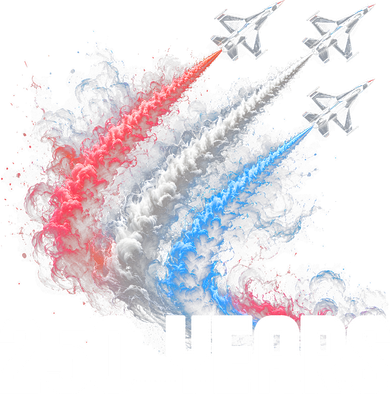 250 Years Red White And Blue Fighter Jets USA Hat