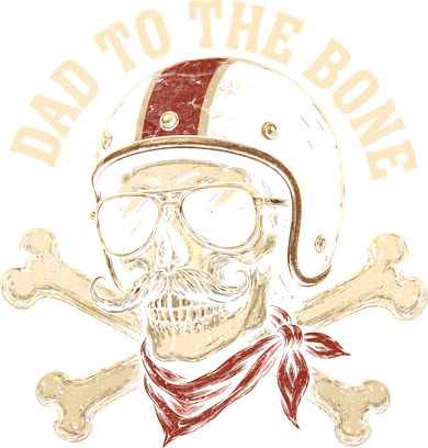 Dad To The Bone Button