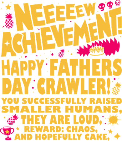 Fathers Day Gamer Dad Achievement Funny Lit RPG Gift Kids Hoodie