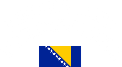 Bosnia And Herzegovina Flag Soccer Sportswear Ceramic Ornament