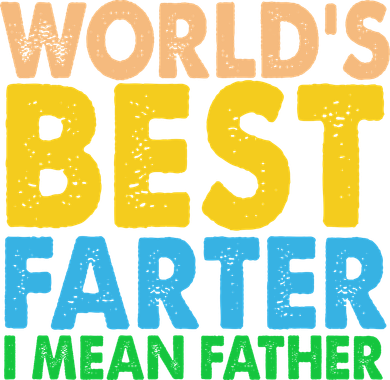 World's Best Farter Funny Humor Dad Fathers Day Kids T-Shirt