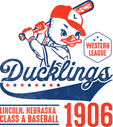 Ducklings Baseball 1906 Vintage Team Kids Hoodie