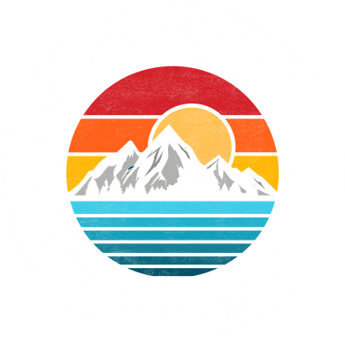 Retro Sunset Mountain Range For Nature Lovers Women's Hoodie