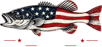 Patriotic Bass Fishing America's 250th Celebration 250 Years Kids Sweatshirt