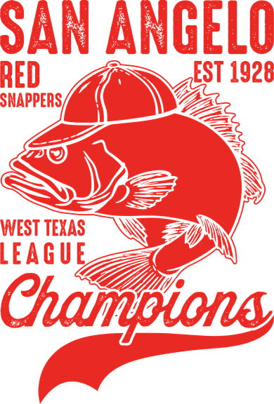 San Angelo Red Snappers West Texas League Champions Kids Sweatshirt