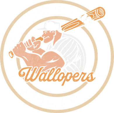 Muscatine Iowa Wallopers Baseball Heritage Vintage Magnet