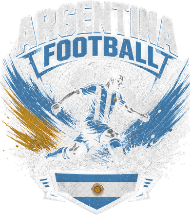 Argentina Football Passion Fans And Players Coaster