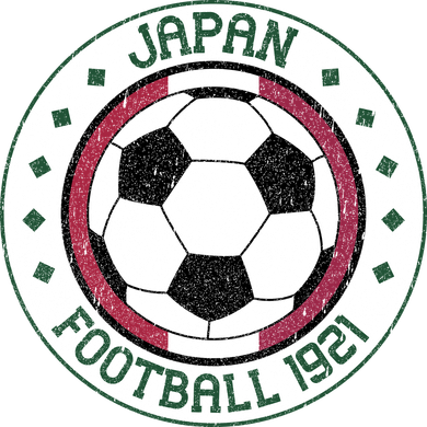 Japan Soccer Ball Vintage Football Emblem Coffee Mug