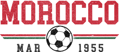 Morocco MAR 1955 Futbol World Soccer Crest Tote Bag