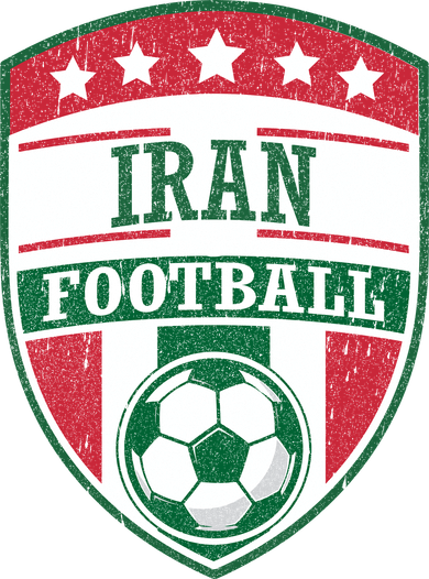 Iran Football Team Crest Soccer Badge Shield Kids Hoodie