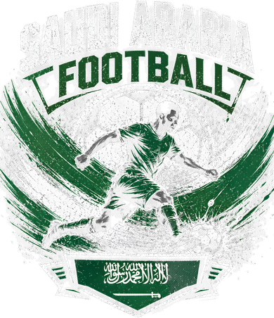 Saudi Arabia Football Soccer Team Fans And Players Women's T-Shirt