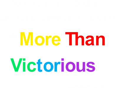 Inspirational Christian More Than Victorious Romans 8:31 Women's Hoodie