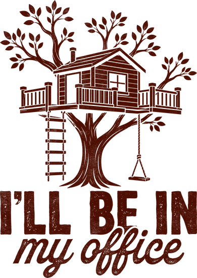 Treehouse Office I'll Be In My Office Women's Tank Top