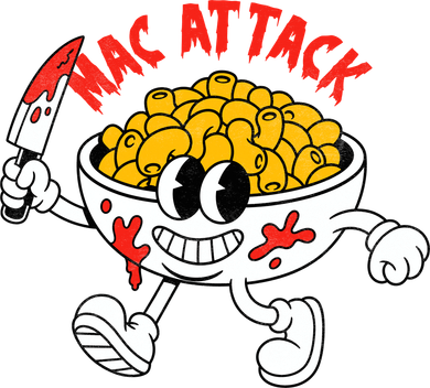 Mac Attack And Cheese Funny Food Meme Beanie