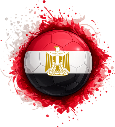 Proud Heritage Egypt Flag Soccer Ball Women's Sweatshirt