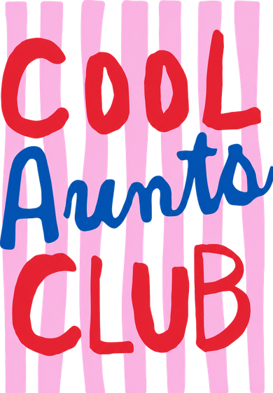 Cool Aunts Club Striped Backpack