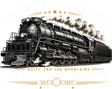 Big Boy 4014 Legendary Steam Train American Locomotive Kids Hoodie