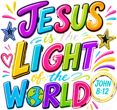 Jesus Is The Light Of The World Toddler Long Sleeve